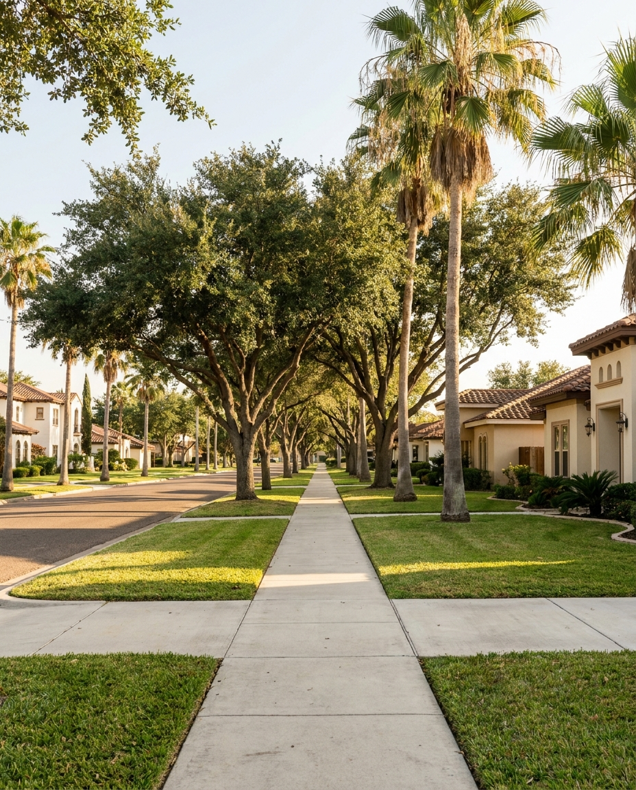 Colonia residencial en McAllen, Texas